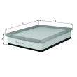 Filtre à air MAHLE LX 1656 - Visuel 1