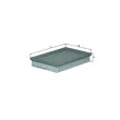Filtre à air MAHLE LX 1661 - Visuel 1