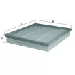 Filtre à air MAHLE LX 1683 - Visuel 1