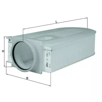 Filtre à air MAHLE LX 1686/1