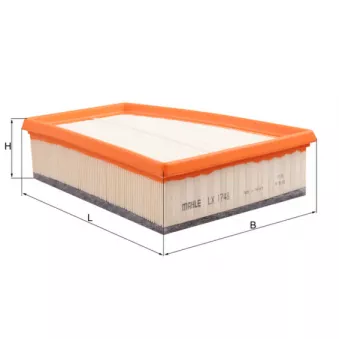 Filtre à air MAHLE LX 1748