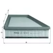 Filtre à air MAHLE LX 1819/2 - Visuel 1