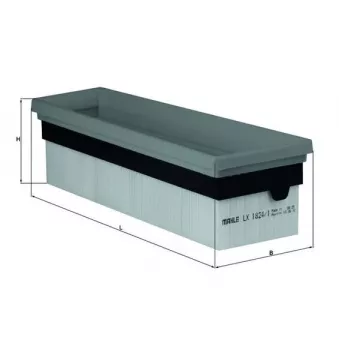 Filtre à air MAHLE LX 1824/1