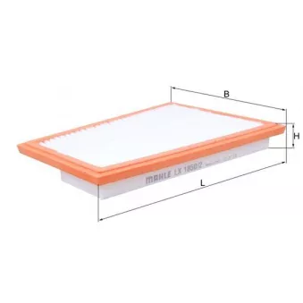 Filtre à air MAHLE LX 1850/2