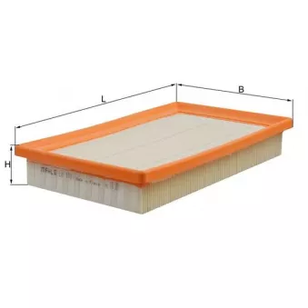 Filtre à air MAHLE LX 1981