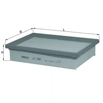 Filtre à air MAHLE LX 1997