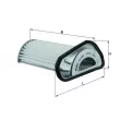 Filtre à air MAHLE LX 2002 - Visuel 1