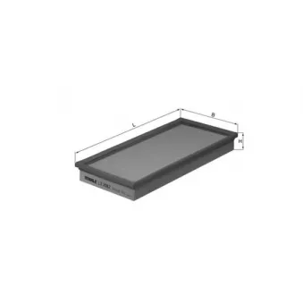 Filtre à air MAHLE LX 2062
