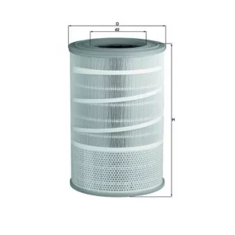 Filtre à air MAHLE LX 2068