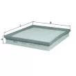 Filtre à air MAHLE LX 2076/1 - Visuel 1