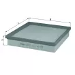 Filtre à air MAHLE LX 2077/3 - Visuel 1