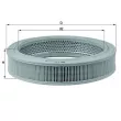 Filtre à air MAHLE LX 208 - Visuel 1
