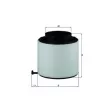 Filtre à air MAHLE LX 2092D - Visuel 1