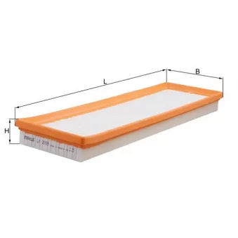 Filtre à air MAHLE LX 2093