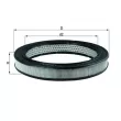 Filtre à air MAHLE LX 210 - Visuel 1