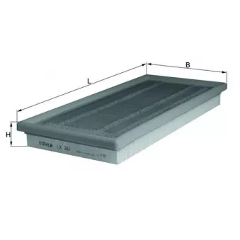 Filtre à air MAHLE LX 261
