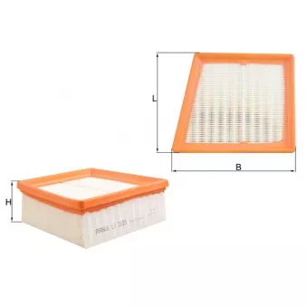 Filtre à air MAHLE LX 2633
