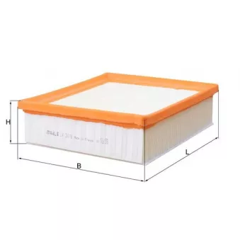 Filtre à air MAHLE LX 2676