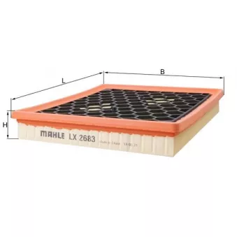 Filtre à air MAHLE LX 2683