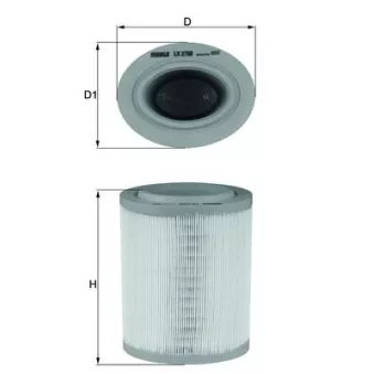 Filtre à air MAHLE LX 2790