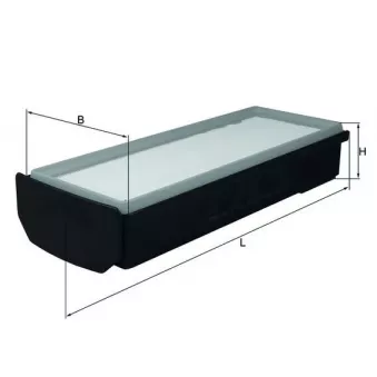 Filtre à air MAHLE LX 2796/1