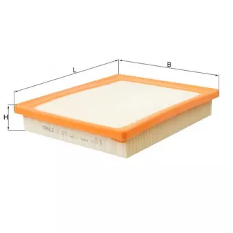 Filtre à air MAHLE LX 2870
