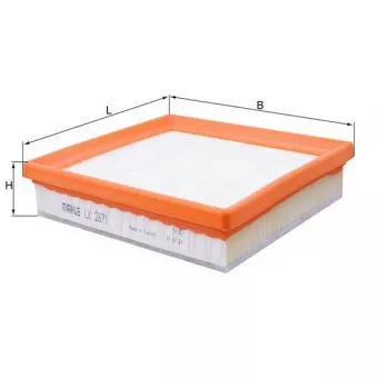 Filtre à air MAHLE LX 2871