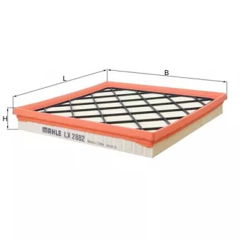 Filtre à air MAHLE LX 2882