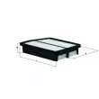Filtre à air MAHLE LX 2960 - Visuel 1