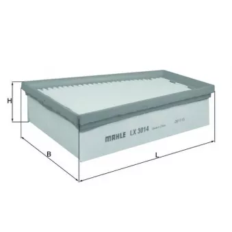 Filtre à air MAHLE LX 3014