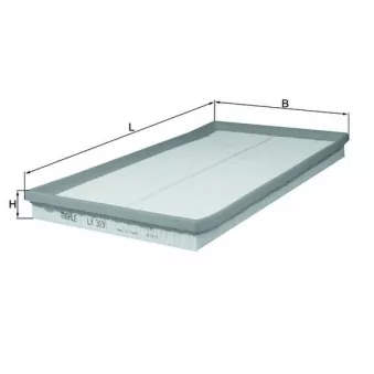 Filtre à air MAHLE LX 3031