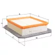 Filtre à air MAHLE LX 3061 - Visuel 1