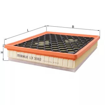 Filtre à air MAHLE LX 3062