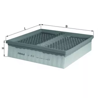 Filtre à air MAHLE LX 312