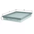 Filtre à air MAHLE LX 3149 - Visuel 1