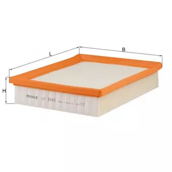 Filtre à air MAHLE LX 3243