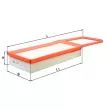 Filtre à air MAHLE LX 3249 - Visuel 1