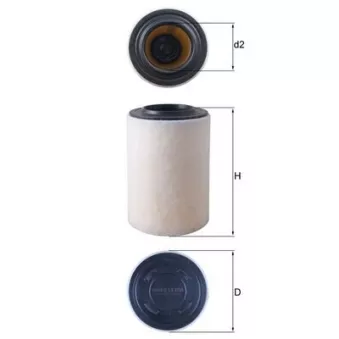 Filtre à air MAHLE LX 3286