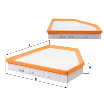 Filtre à air MAHLE LX 3320