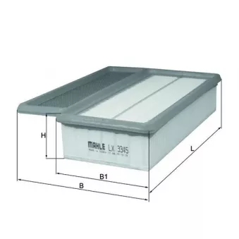 Filtre à air MAHLE LX 3345