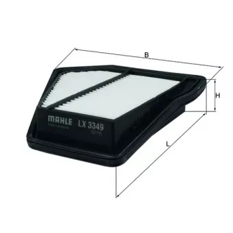 Filtre à air MAHLE LX 3349
