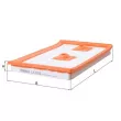 Filtre à air MAHLE LX 3525 - Visuel 1