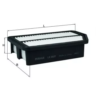 Filtre à air MAHLE LX 3537