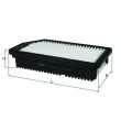 Filtre à air MAHLE LX 3538 - Visuel 1