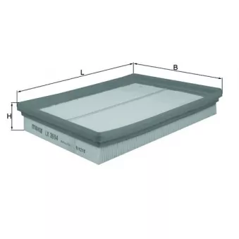 Filtre à air MAHLE LX 3694