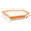 Filtre à air MAHLE LX 3728/1 - Visuel 1