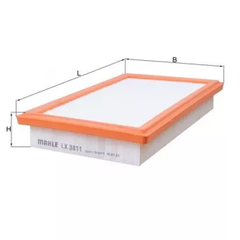 Filtre à air MAHLE LX 3811