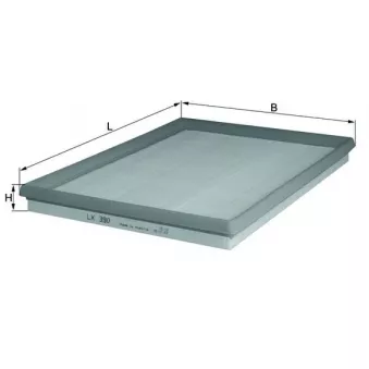 Filtre à air MAHLE LX 390