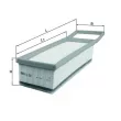 Filtre à air MAHLE LX 3962 - Visuel 1