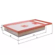 Filtre à air MAHLE LX 4136 - Visuel 1